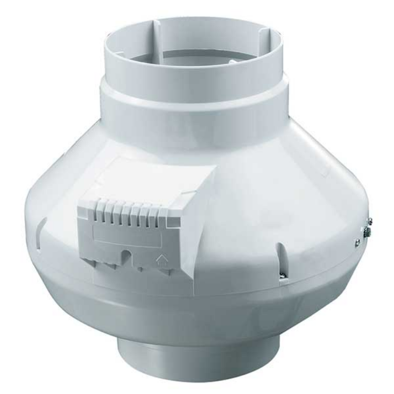 CFM AXP125 5" Centrifugal In-Line Duct Fan 235 CFM (Plastic)