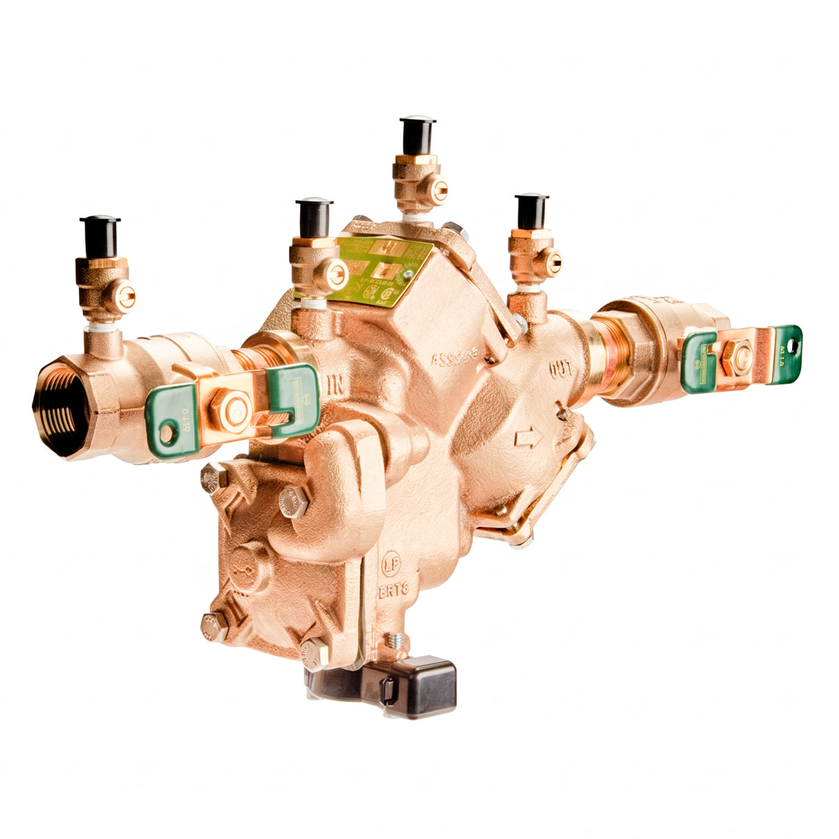 WATTS-LF909M1-QT-FS-1.0-INCH-LEAD-FREE-REDUCED-PRESSURE-RPZ-BACKFLOW-PREVENTER-F391009-IMG-1