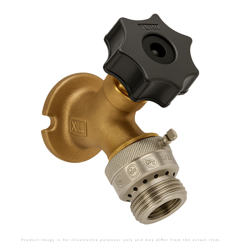 Zurn Z1341XL Rough-Bronze Wall Faucet with External Vacuum Breaker