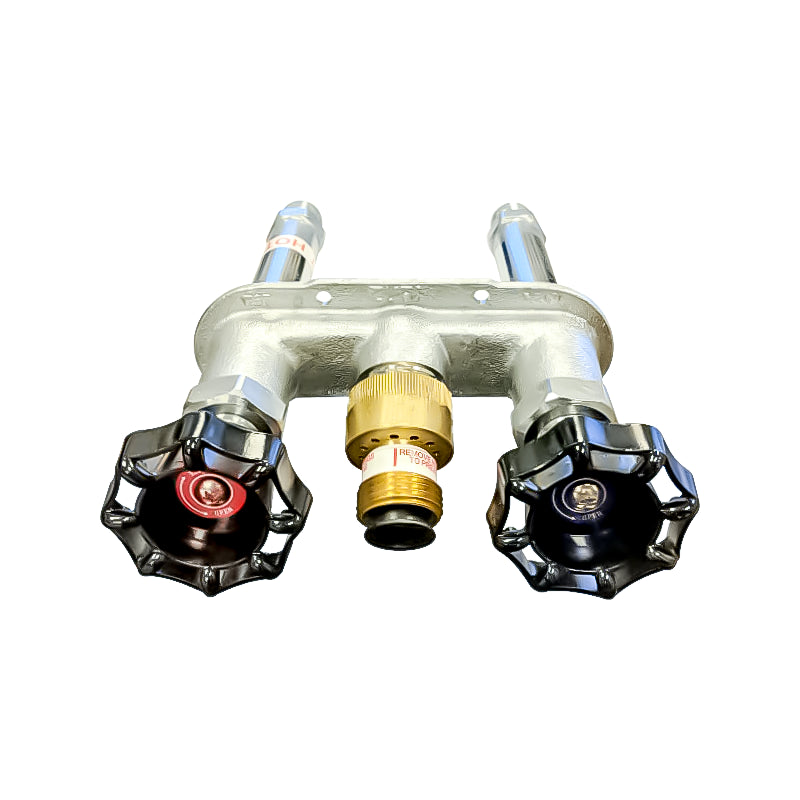 Zurn Z1348-BFP Hot and Cold Exposed Non-Freeze Wall Faucet