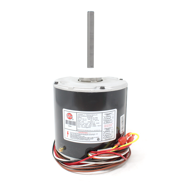US Motors 5464 Condenser Fan Motor, 208-230V, 1/3-1/6 HP, 825rpm