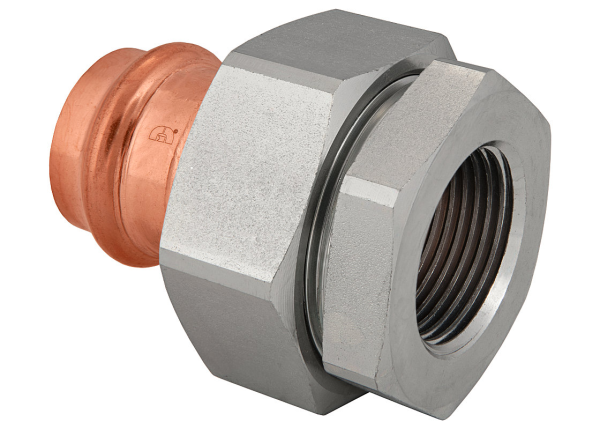 BMI 1/2" Wrot Copper Press-Fit PRFxF Dielectric Union Fitting Item 47194