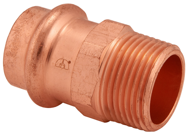 BMI 3/4" Wrot Copper Press-Fit PxMIPS Adapter Fitting Item 47805