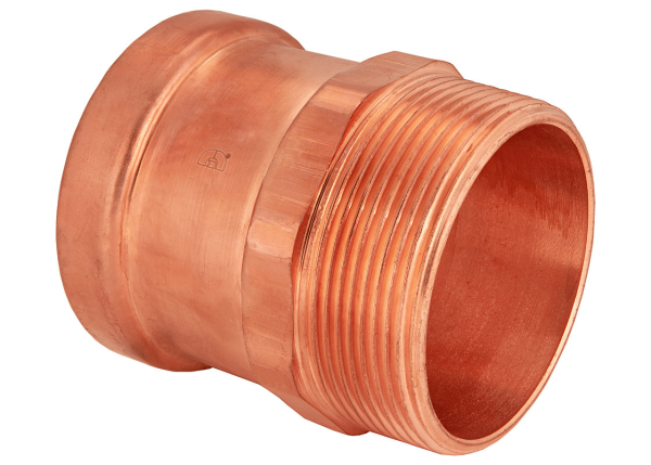 BMI 4" Wrot Copper Press-Fit PxMIPS Adapter Fitting Item 47811