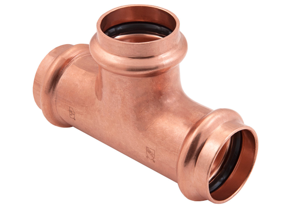 BMI 3/4" Wrot Copper Press-Fit Tee Fitting Item 47405