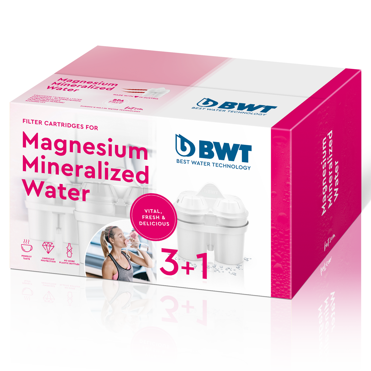 BWT AQUAlizer magnesium replacement water filter cartridges