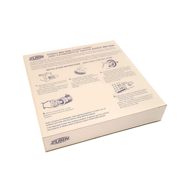 Zurn Z1210-57 4" Bonded Neo-Seal Closet Gasket Kit (Z1200-NEOSEAL-GSKT-4) Packaging