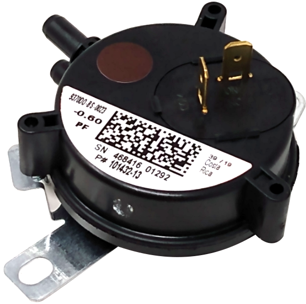 Lennox R101432-13 Pressure Switch (0.60 WC) Brown - Alternate / Replacement Part Numbers: 101432-13